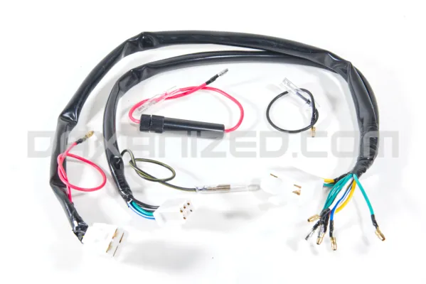 Adapterkabel 12V Zündung an 6V Dax Kabelbaum für Blockstecker