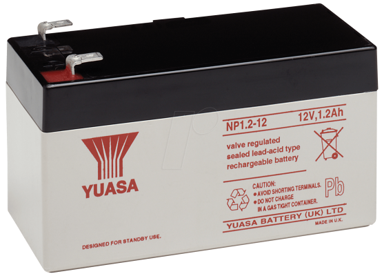 Yuasa Battery 12V Gel 1,2Ah