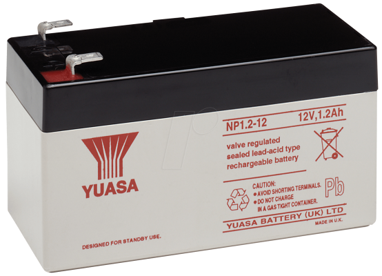 Batterie 12V Gel Yuasa 1,2Ah