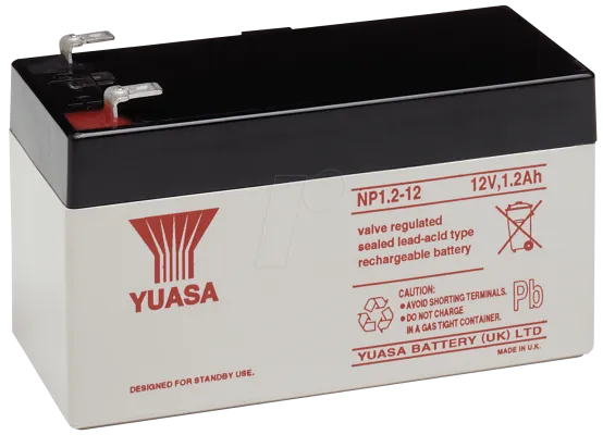 Batterie 12V Gel Yuasa 1,2Ah