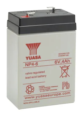 Batterie Yuasa Gel Akku 6V 4Ah