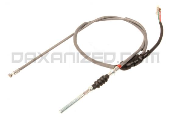 Bremszug US Dax CT70 m. Schalter, grau Repro +8cm