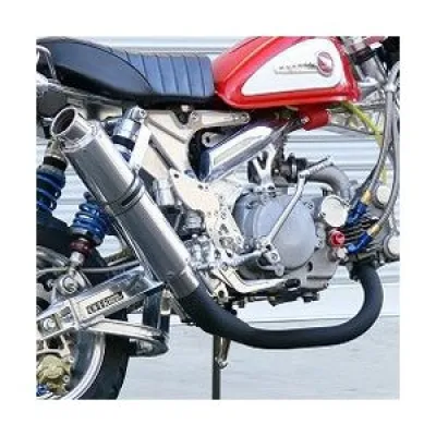 Over Racing-Down Black Auspuff