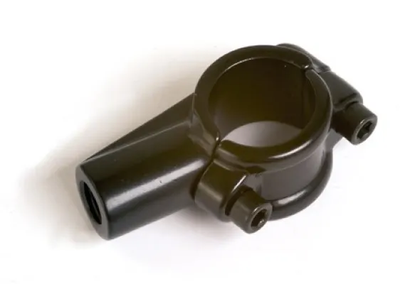 Spiegelschelle schwarz, M8