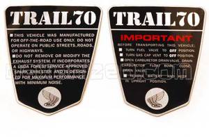 Side Emblem Set Dax Trail70