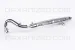 Muffler ST50 ST70 chrome