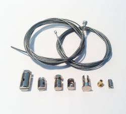 Throttle + Clutch cable repair set