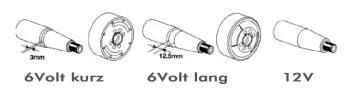 Passt für div. 6V Fahrzeuge