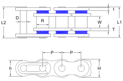 Strengthened Chain up to 150cc