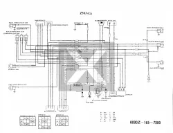 Schaltplan Honda Z50J 6V